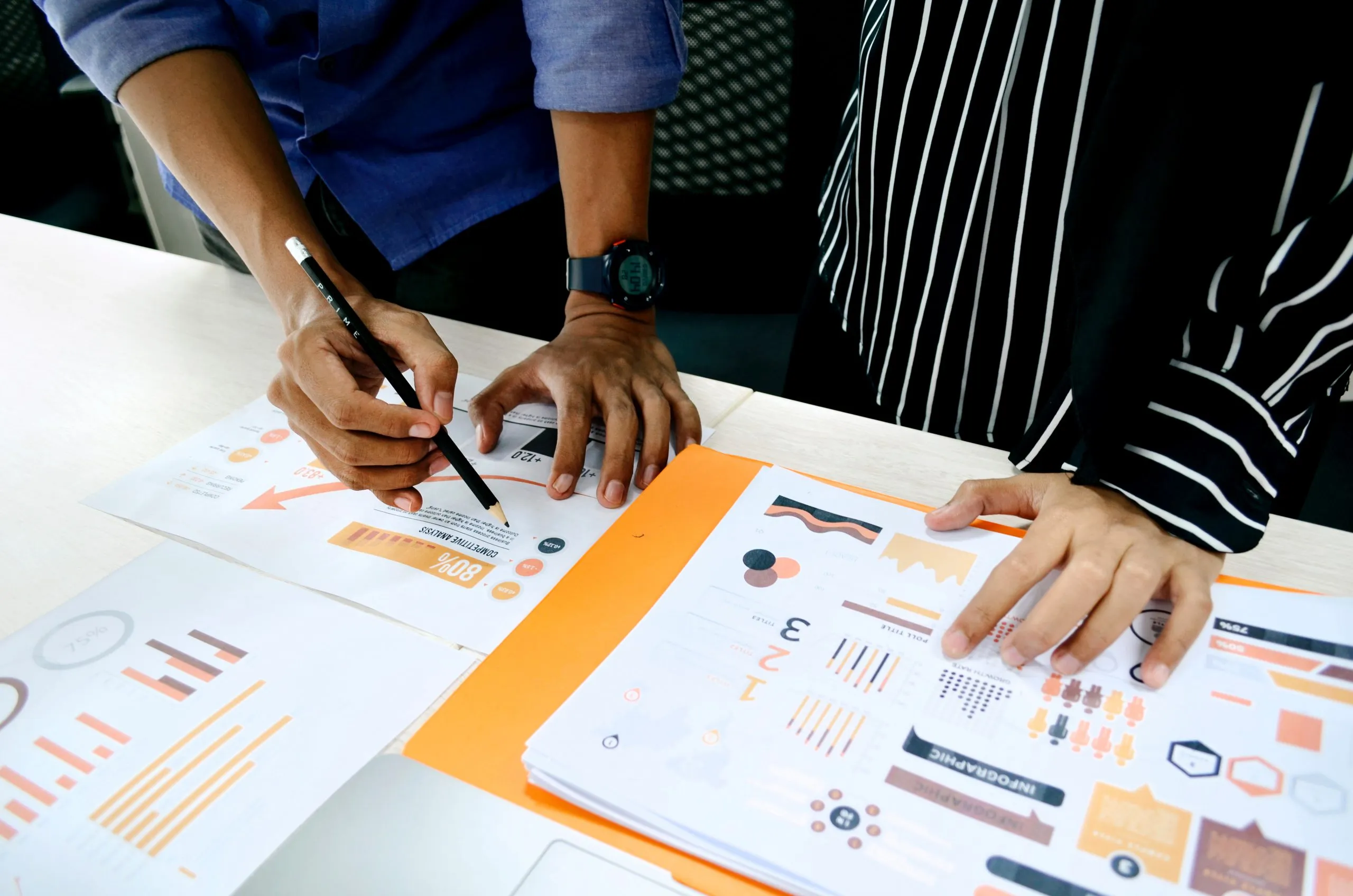 employés qui établissent une analyse des besoins