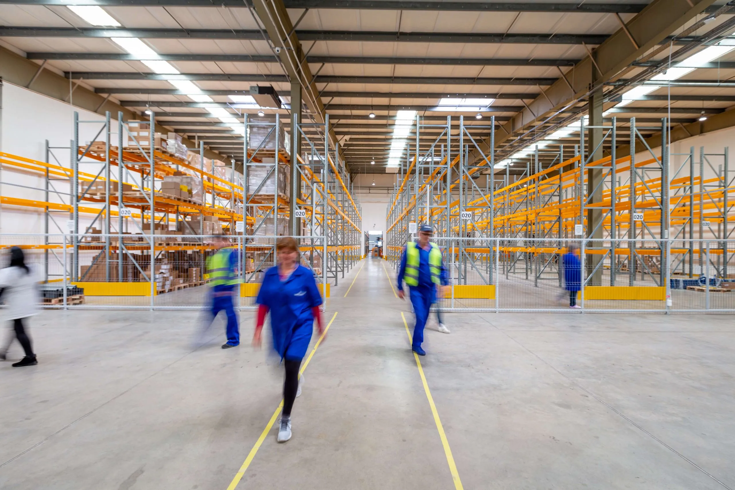 Marquage au sol de l'entrepôt logistique : quelle réglementation ?